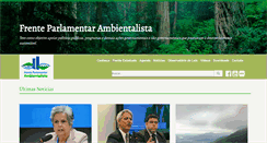 Desktop Screenshot of frenteambientalista.com